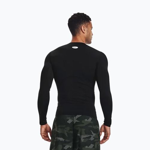 Tricou cu mânecă lungă pentru bărbați Under Armour Ua Hg Armour Comp LS negru 1361524-001