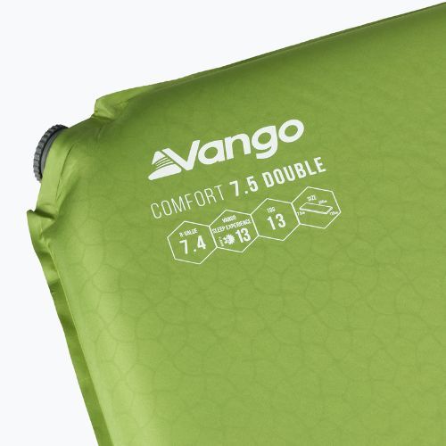 Vango Comfort Double 75 cm covor autogonflabil verde SMQCOMFORH09A05