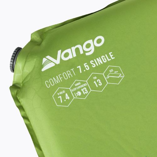 Vango Comfort Single 75 cm covoraș autogonflabil verde SMQCOMFORH09A12