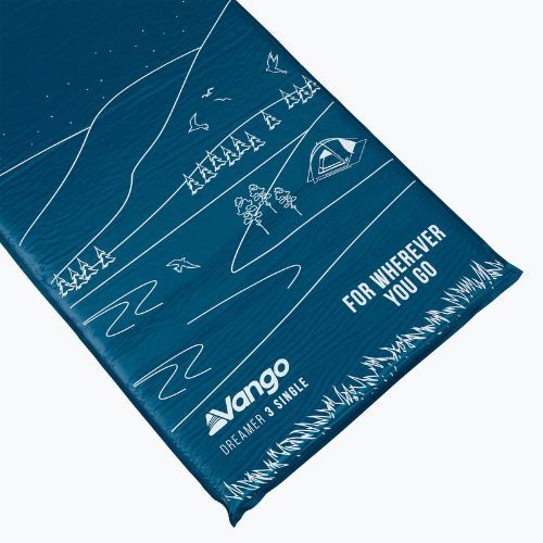 Vango Dreamer Single 3 cm covoraș auto-gonflabil albastru marin SMQDREAMEM23A14
