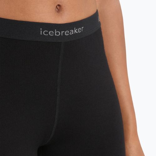 Pantaloni termici pentru femei Icebreaker 260 Tech 001 negru IB1043920011