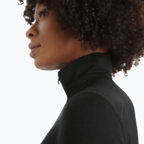 Bluză termică damă icebreaker 200 Oasis Half Zip black