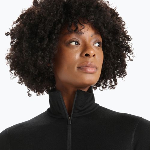 Bluză termică damă icebreaker 200 Oasis Half Zip black