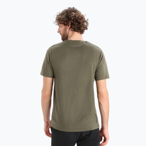 Tricou de trekking Icebreaker Tech Lite II pentru bărbați  verde IB0A56IK0691