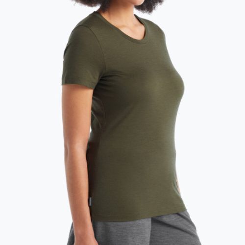 Tricou de trekking pentru femei Icebreaker Tech Lite II verde IB0A59J90691