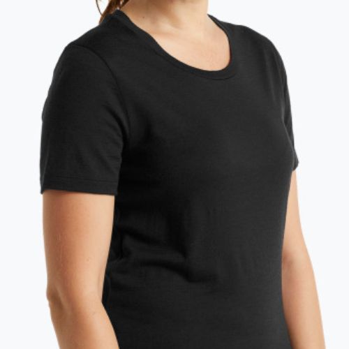 Tricou de trekking pentru femei icebreaker Tech Lite II negru IB0A59J90011