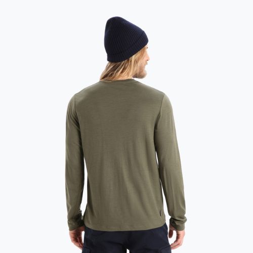 Icebreaker Tech Lite II tricou de drumeție pentru bărbați verde IB0A56KY0691