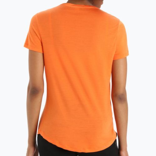 Icebreaker tricou de trekking pentru femei Sphere II SS portocaliu IB0A56D35471