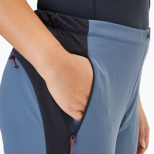 Pantaloni de trekking pentru femei Rab Torque albastru/negru QFU-70