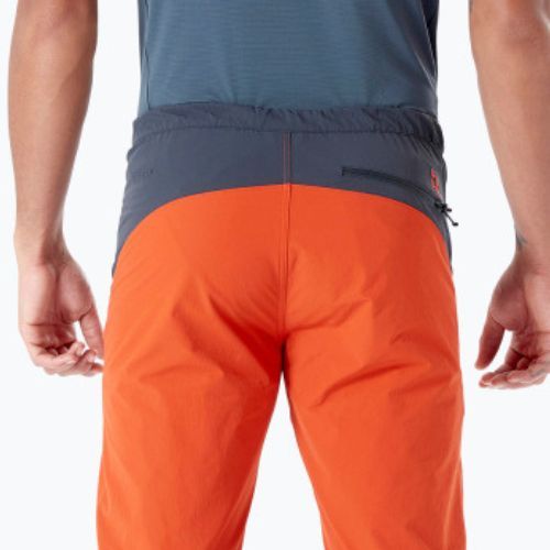 Pantaloni de trekking pentru bărbați Rab Torque portocaliu/negru QFU-69