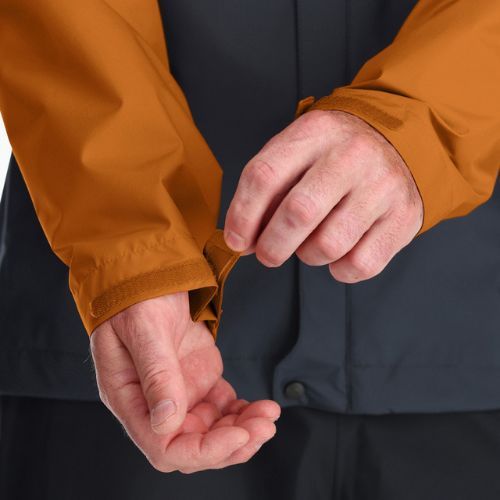 Rab Downpour Eco jachetă de ploaie pentru bărbați portocalie QWG-82-MAB-SML