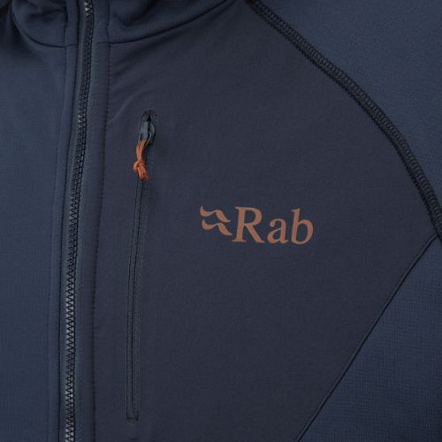 Rab Superflux Hoody pentru bărbați Rab Superflux Hoody fleece sweatshirt albastru QFE-89-DI