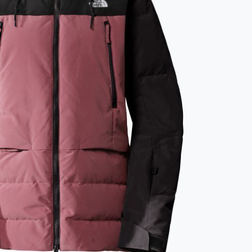 Jachetă de schi pentru femei The North Face Pallie Down roz și negru NF0A3M1786H1