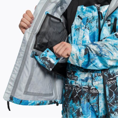 Jachetă de snowboard pentru bărbați The North Face Printed Dragline albastru NF0A7ZUF9C11