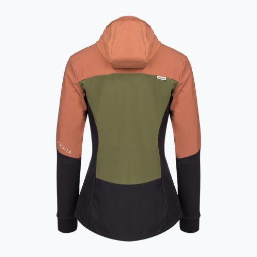 Maloja NeshaM jachetă softshell pentru femei negru-verde 34133-1-0821