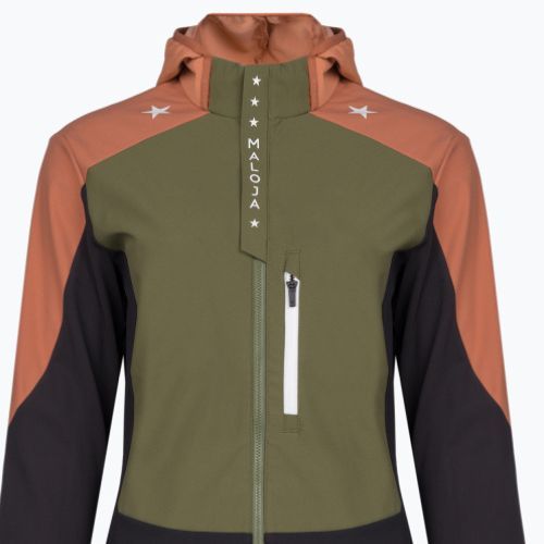 Maloja NeshaM jachetă softshell pentru femei negru-verde 34133-1-0821