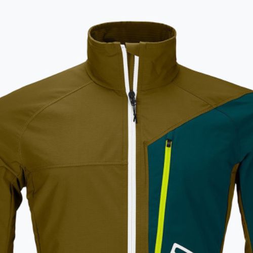 Jachetă softshell pentru bărbați Ortovox Berrino verde 6037200022