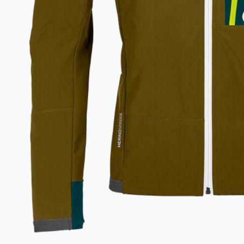 Jachetă softshell pentru bărbați Ortovox Berrino verde 6037200022