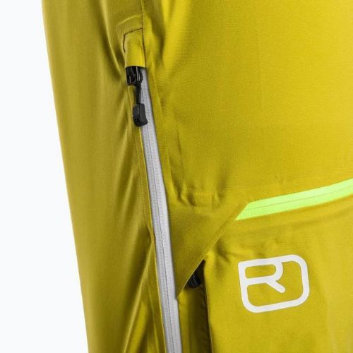 Pantaloni de schi pentru bărbați Ortovox 3L Ortler verde 7071800006