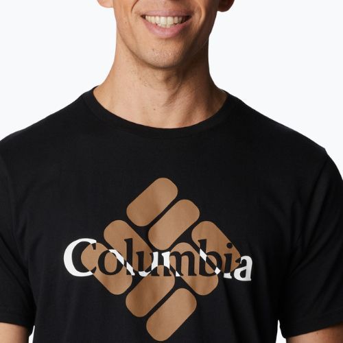Columbia CSC Seasonal Logo pentru bărbați cămașă de trekking negru 1991031