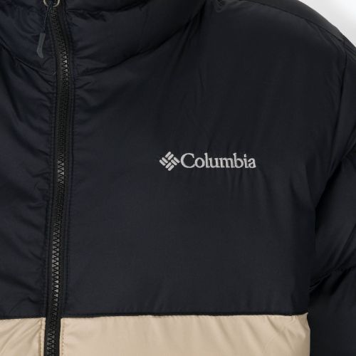 Columbia Pike Lake Mid  jachetă de puf pentru bărbați  negru și bej 2008403