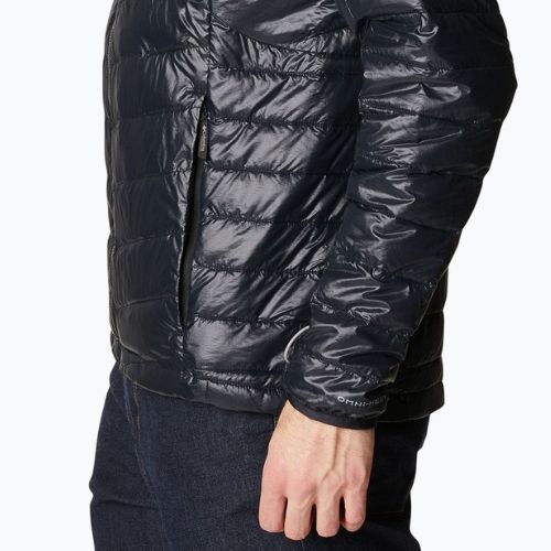 Columbia Platinum Peak Hooded jachetă de bărbați cu glugă neagră 2008611