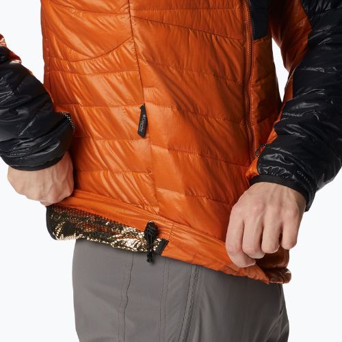 Columbia bărbați Platinum Peak jachetă cu glugă negru și portocaliu 2008611
