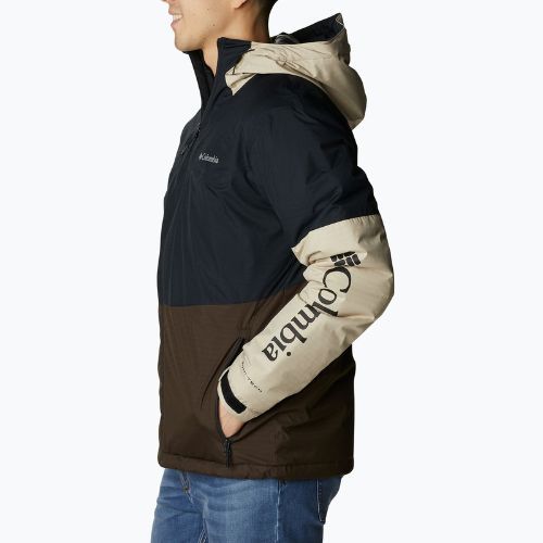 Columbia Point Park Insulated jachetă pentru bărbați în puf maro și negru 1956811