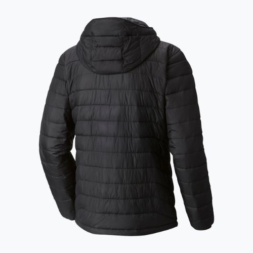 Columbia Powder Lite Hooded jachetă cu glugă pentru bărbați negru 1693931