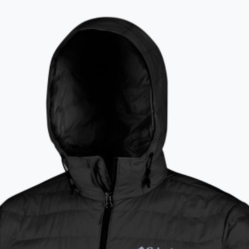 Columbia Powder Lite Hooded jachetă cu glugă pentru bărbați negru 1693931