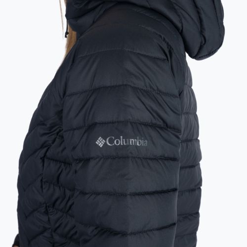 Columbia Powder Lite Hooded jachetă cu glugă pentru femei negru 1699071