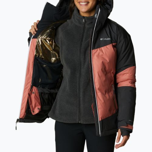 Columbia Wildcard II Down jachetă de schi pentru femei negru-roz 2007541