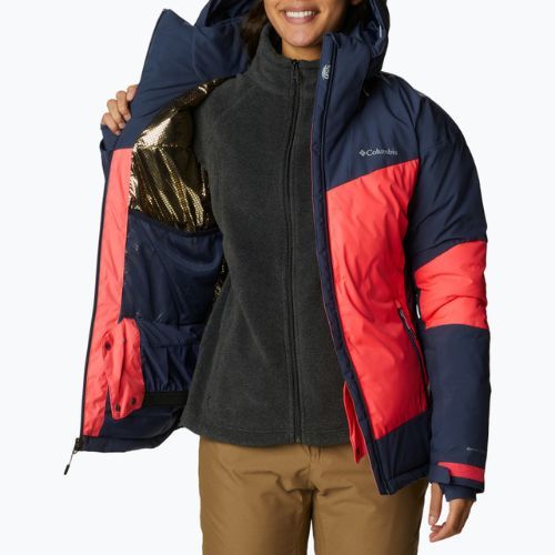 Columbia Wildcard II Down jachetă de schi pentru femei negru și portocaliu 2007541