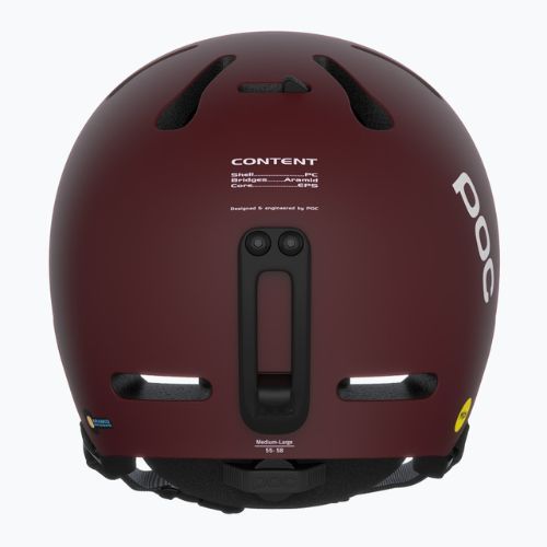 Cască de schi POC Fornix MIPS garnet red matt