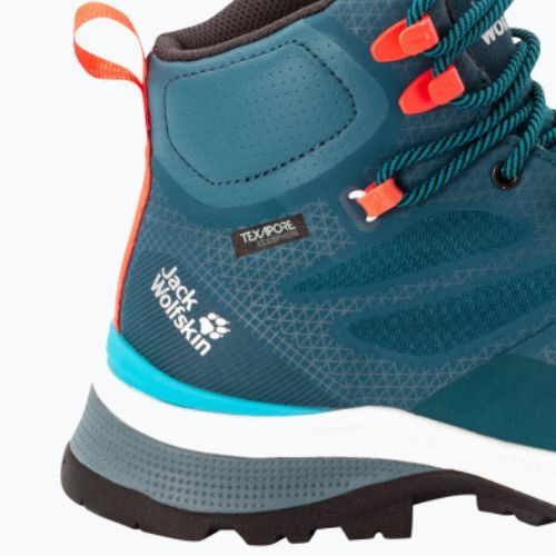 Jack Wolfskin Force Striker Texapore Mid cizme de trekking pentru femei albastru 4038873