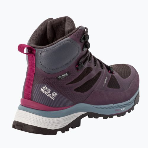 Cizme de trekking pentru femei Jack Wolfskin Force Striker Texapore Mid violet 4038873