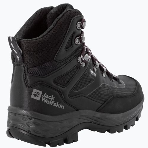 Jack Wolfskin bărbați Jack Wolfskin Rebellion Guide Texapore Mid cizme de trekking negru 4053791
