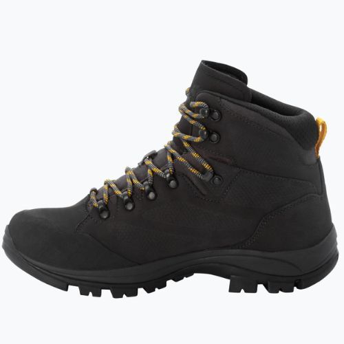 Jack Wolfskin cizme de trekking pentru bărbați Rebellion Texapore Mid negru 4051171