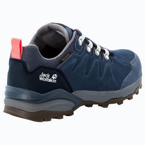 Jack Wolfskin cizme de trekking pentru femei Refugio Texapore Low albastru marin 4050821