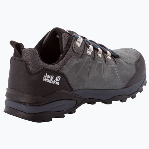 Jack Wolfskin bărbați Refugio Texapore Low cizme de trekking gri-negru 4049851