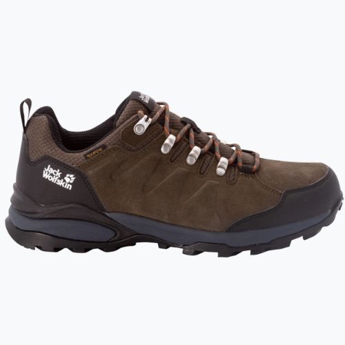 Jack Wolfskin bărbați Refugio Texapore Low cizme de trekking verde/negru 4049851