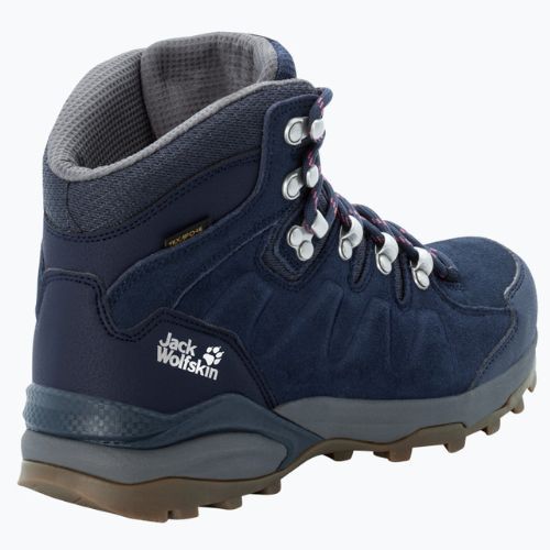 Jack Wolfskin cizme de trekking pentru femei Refugio Texapore Mid albastru marin 4050871