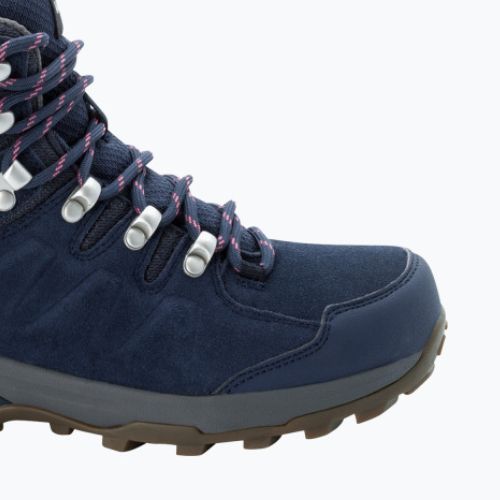 Jack Wolfskin cizme de trekking pentru femei Refugio Texapore Mid albastru marin 4050871