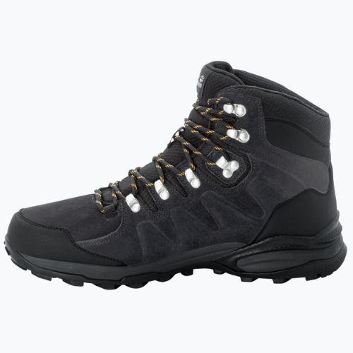 Jack Wolfskin Refugio Texapore Mid cizme de trekking pentru bărbați negru 4049841