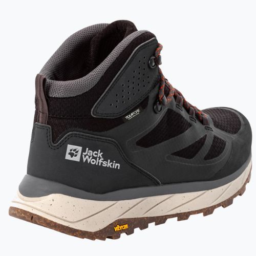 Încălțăminte turistică pentru bărbați Jack Wolfskin Terraventure Urban Mid black