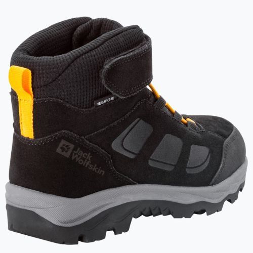 Jack Wolfskin Vojo Lt Texapore Mid cizme de trekking pentru copii negru 4054021