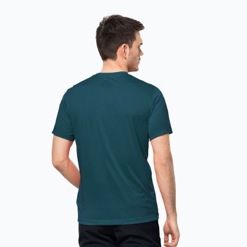 Bărbați Jack Wolfskin Hiking Graphic T-shirt albastru 1808761_4133