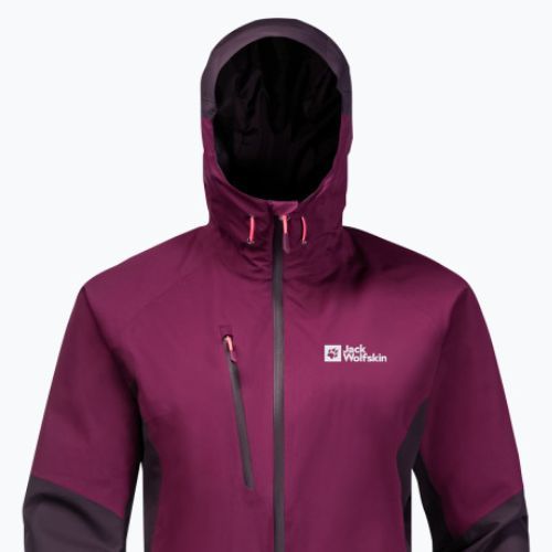 Jack Wolfskin Eagle Peak jachetă de ploaie pentru femei violet 1113004_1014