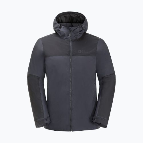 Jack Wolfskin jachetă de bărbați Jasper Ins în jos gri 1114321_6230