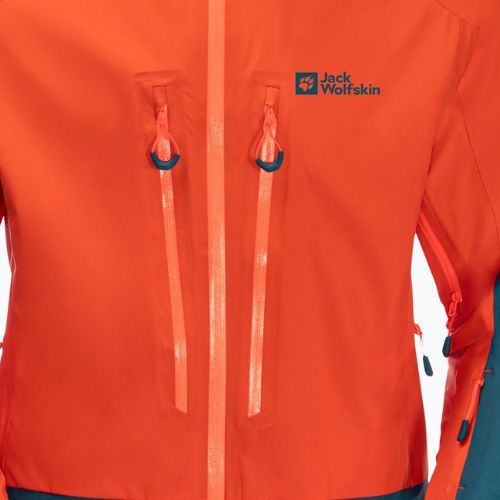Jack Wolfskin jachetă de schi pentru bărbați Alpspitze 3L portocaliu 1115181